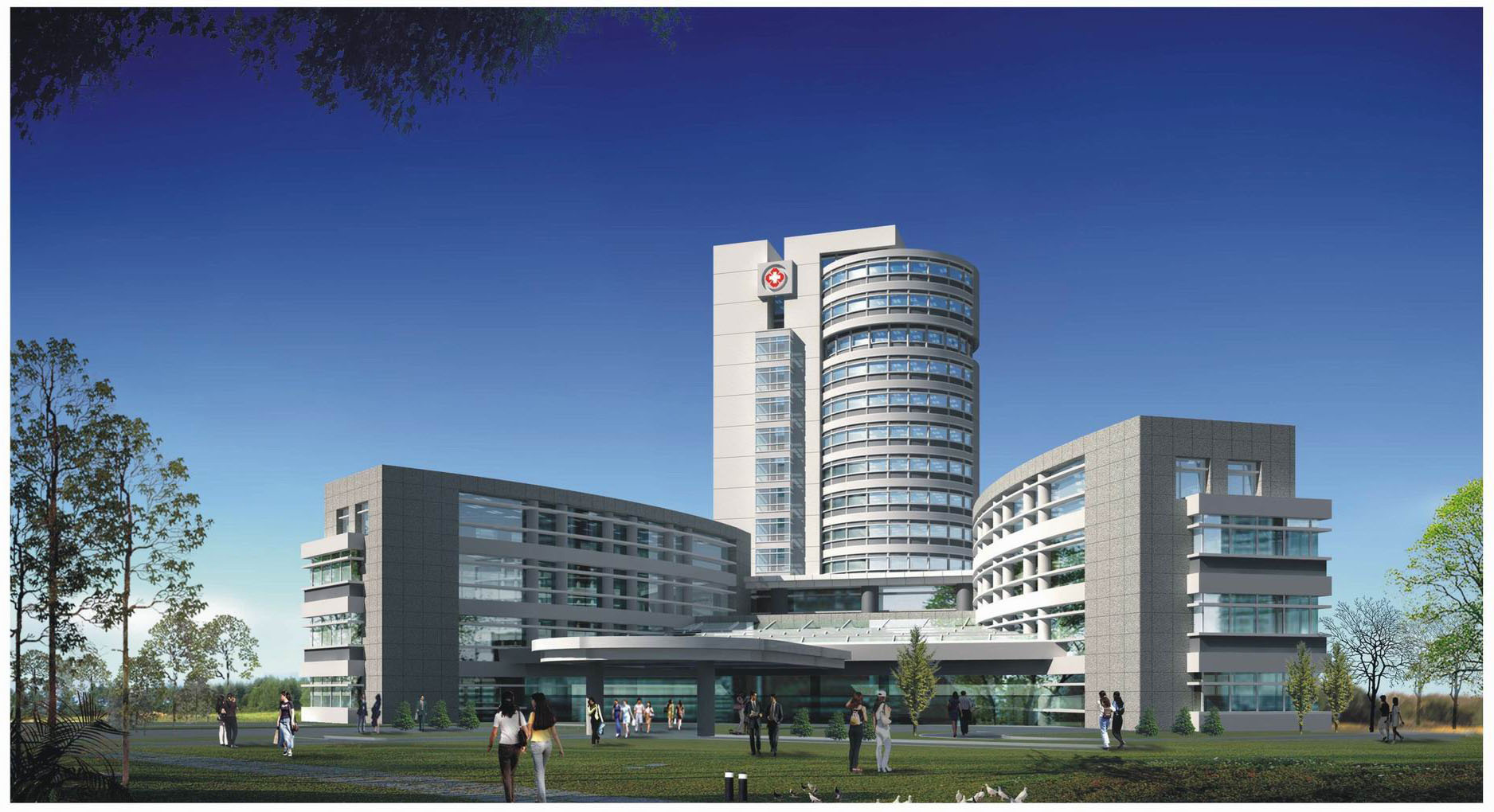 Modern healthcare facility served by AMPL's diagnostic solutions